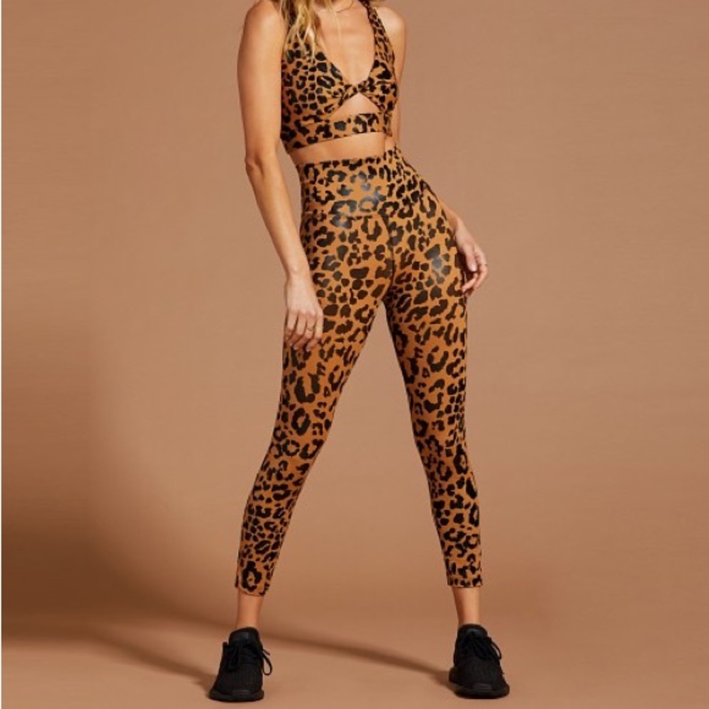Beach Riot Leggings in Leopard